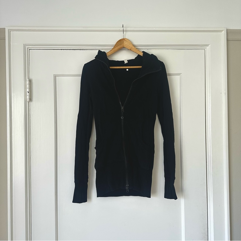 Lululemon Scuba Hoodie lll *Terry Black Zip-Up Sweatshirt 4